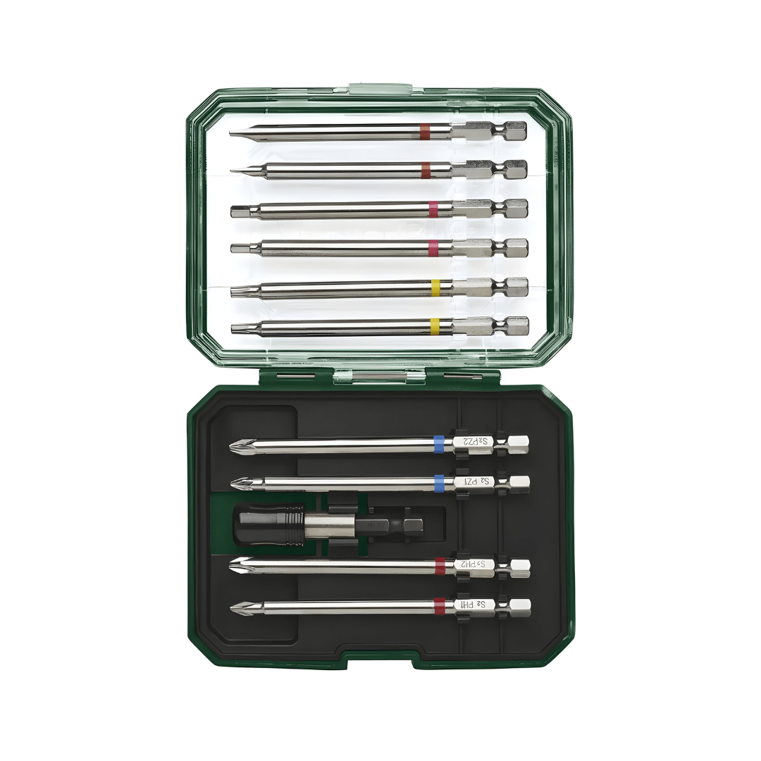 PARKSIDE PBS 3 C3 Bit Set 11 pieces with color-coded tips and quick-change holder in case – Beirut Lebanon