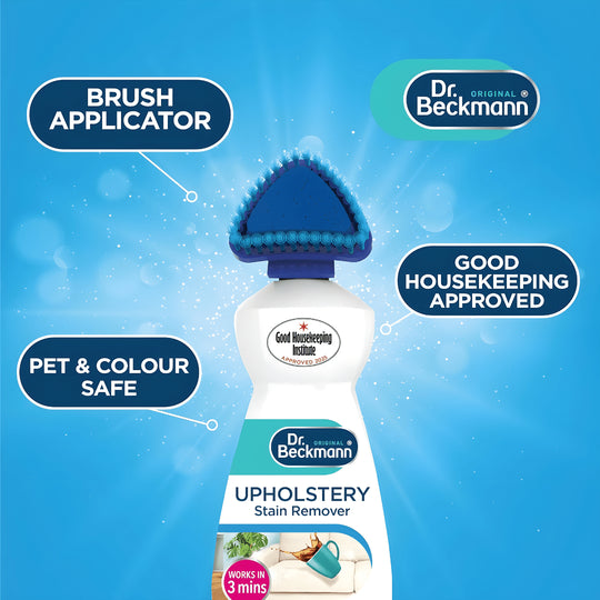 Dr. Beckmann Upholstery Stain Remover 400ml with brush – UK made – Available in Beirut Lebanon