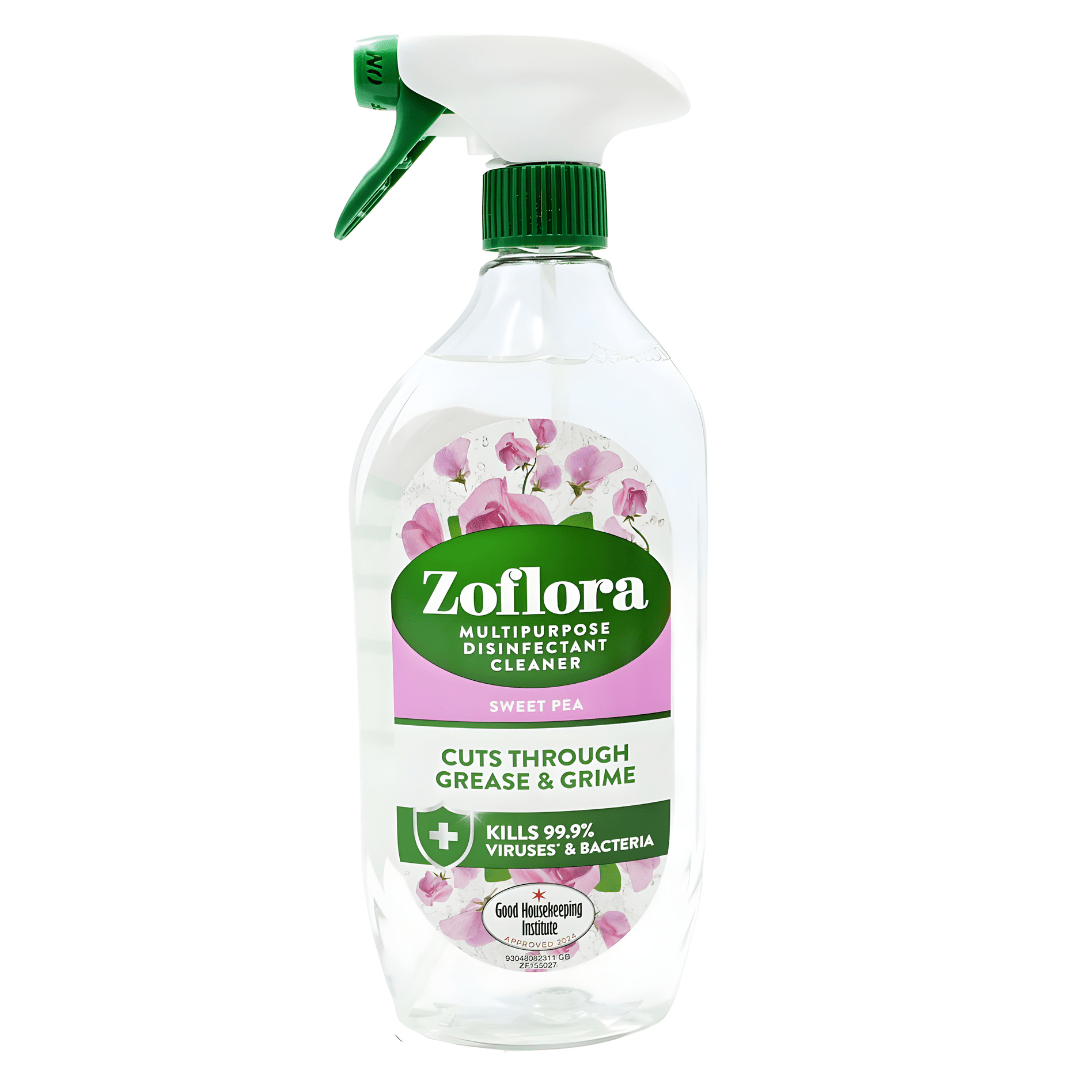 Zoflora Sweet Pea disinfectant cleaner 800ml – floral fragrance antibacterial household spray UK made available in Beirut Lebanon