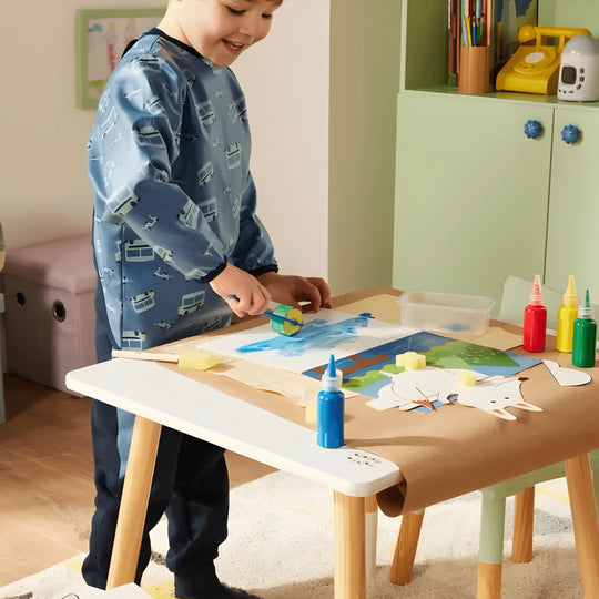 Crelando sponge painting set 31 pieces for kids with sponges rollers and paints — creative art kit for children in Beirut Lebanon.