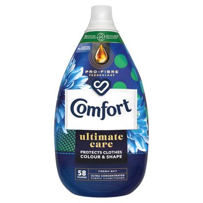 Comfort Ultimate Care Fabric Conditioner 870ml – 58 Washes (EU Made)