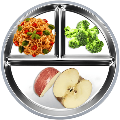 Stainless Steel Suction Plate for Babies