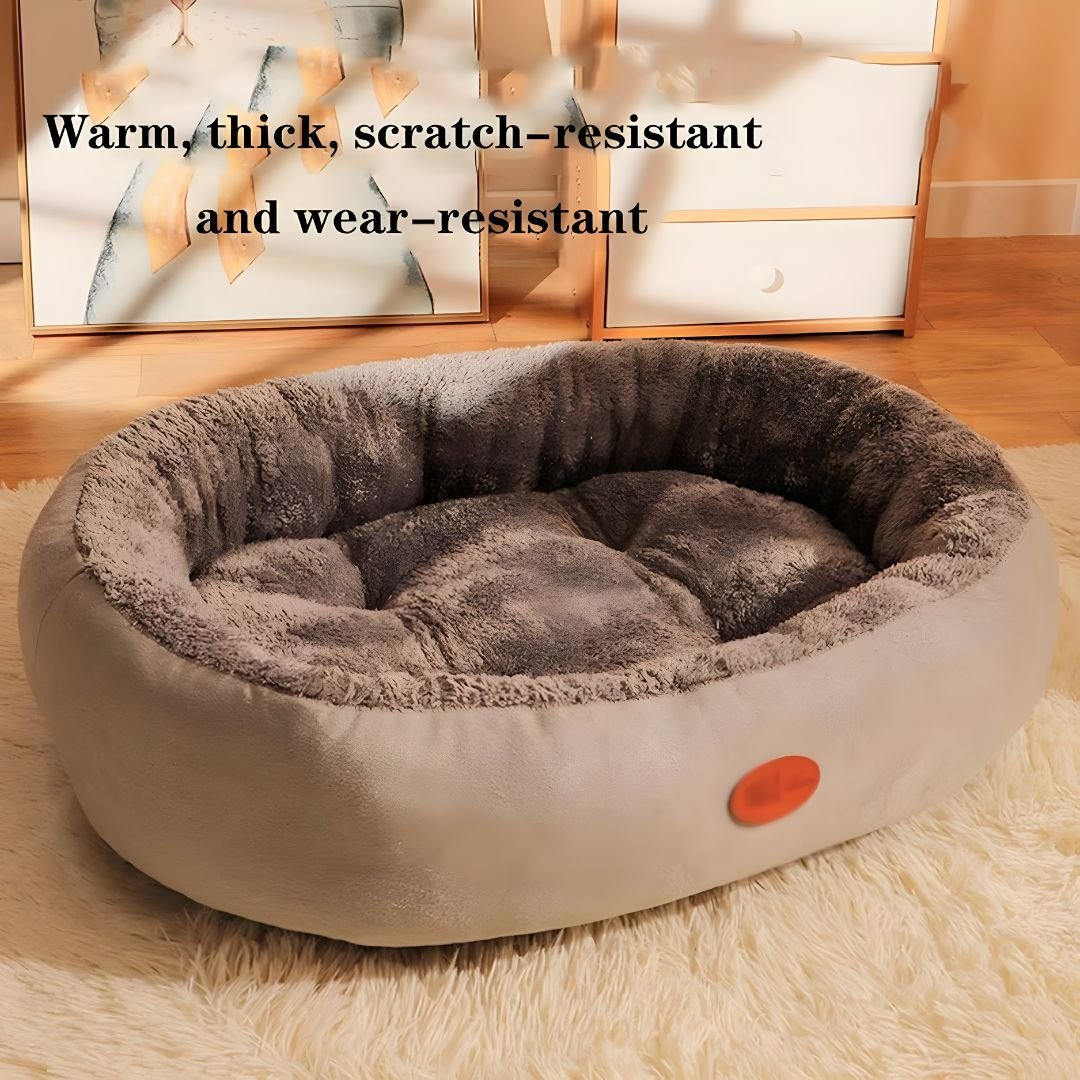 Premium plush pet bed for dogs and cats large size soft warm non-slip washable Lebanon