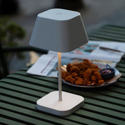 Rechargeable aluminium LED table lamp with touch control and 3 light modes for home, cafes and restaurants in Beirut Lebanon