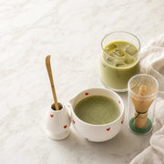 Premium Matcha Set with Hearts – 5 Pieces