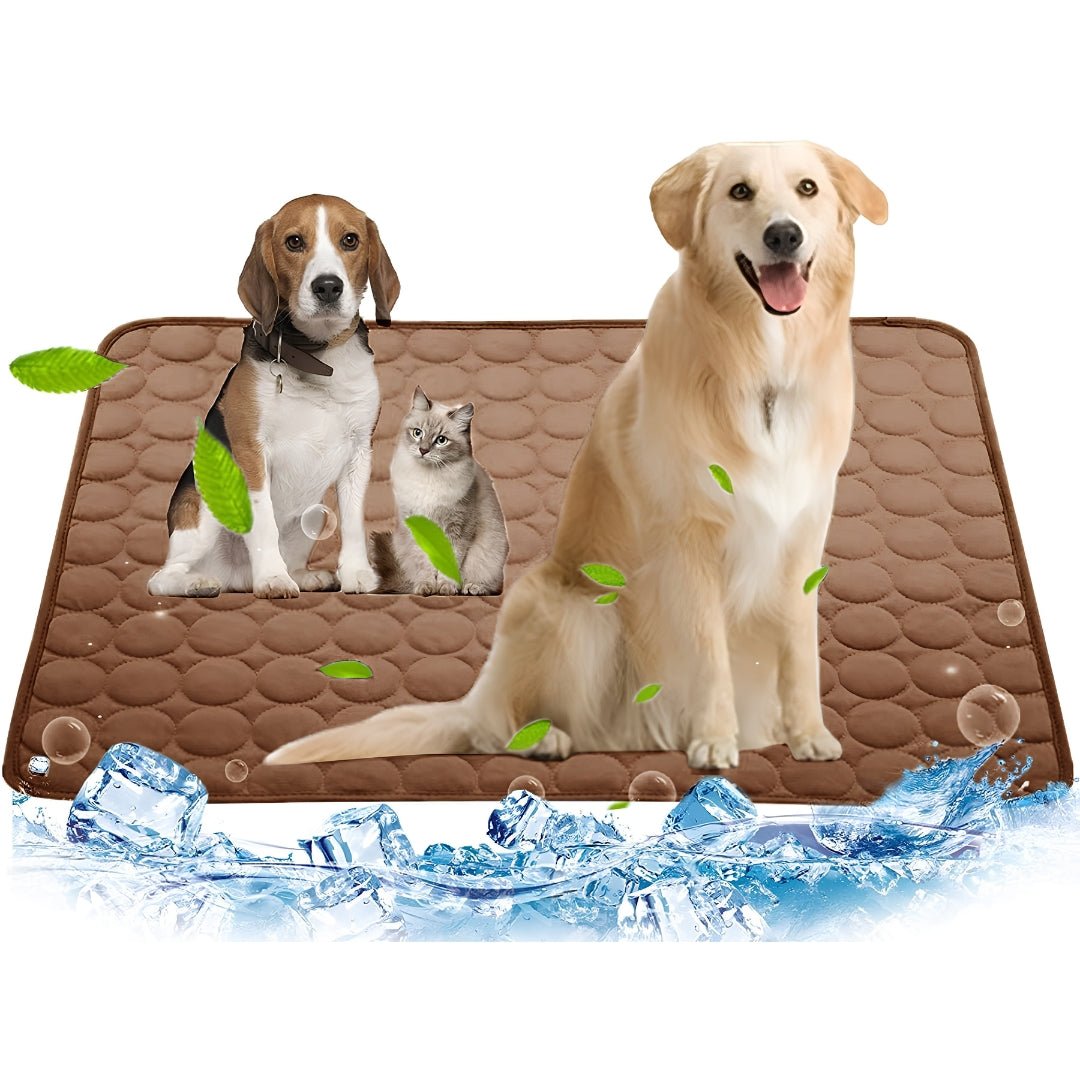 Cooling Pet Mat – Breathable Washable Summer Bed for Dogs & Cats (150×100cm)