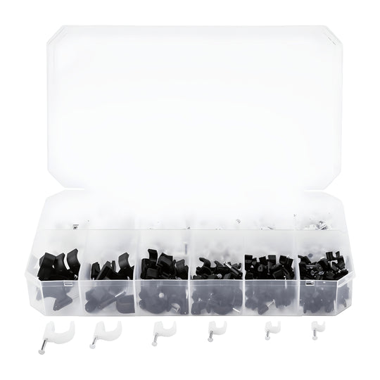 Parkside Assorted Cable Clips, 264 Pieces