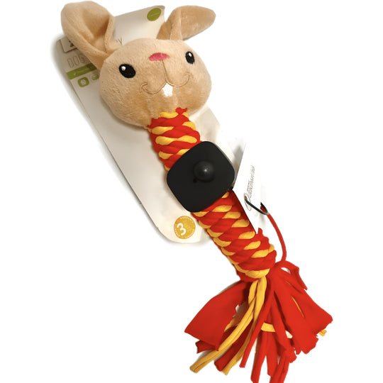 ZOOFARI Durable Squeaky Dog Toy Elephant Cheeker