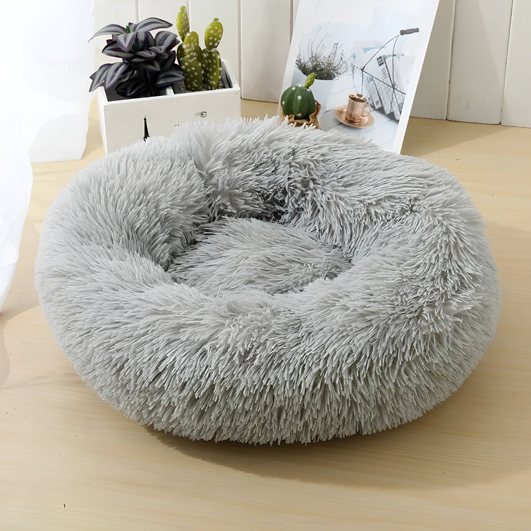 Round Anti-Slip Pet Bed – Soft & Breathable (70 cm)