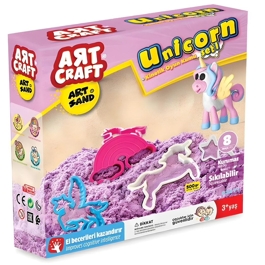 Art Craft Unicorn Kinetic Sand Set 500gr