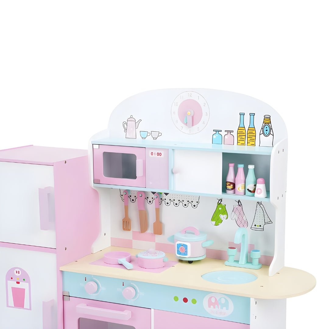 Role Pretend Play Kitchen With Refrigerator