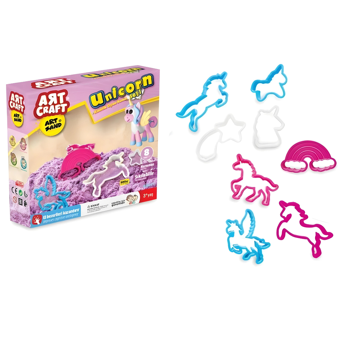 Art Craft Unicorn Kinetic Sand Set 500gr