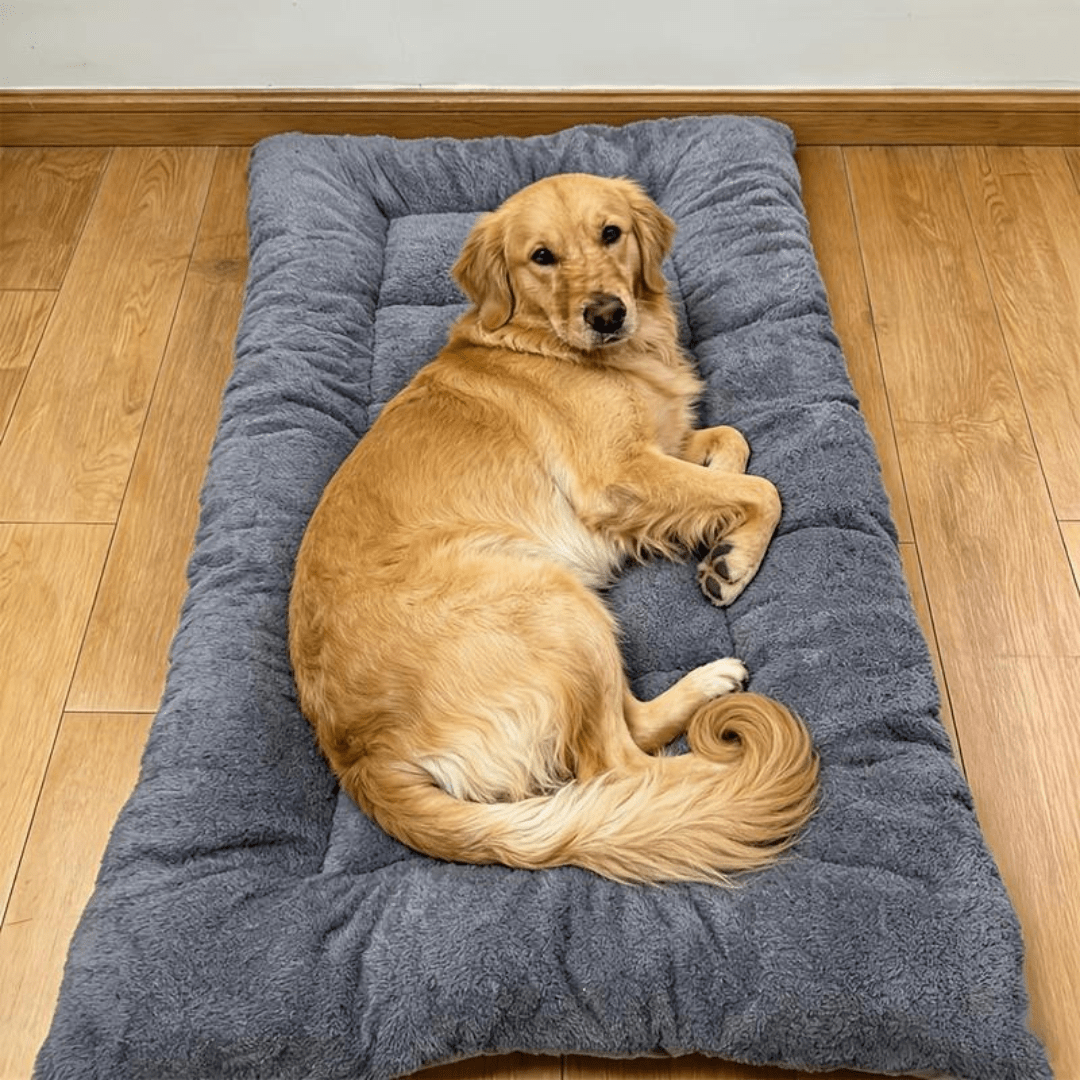 soft washable pet mat bed gray anti slip dog and cat mattress 120x60cm