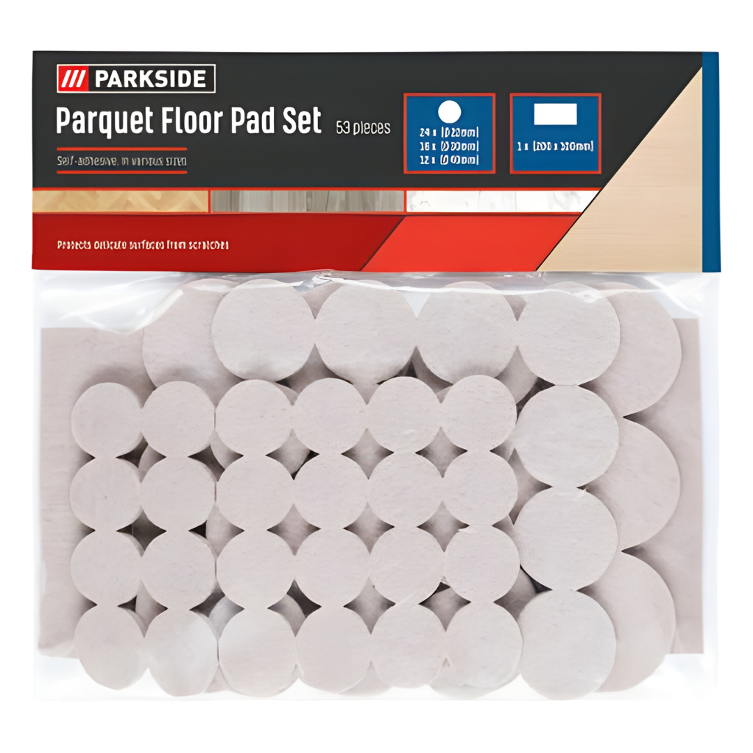 PARKSIDE PARQUET FLOOR PAD SET 53 PIECES