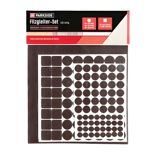 Parkside Felt Pad Set 133 Pieces