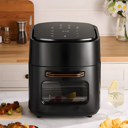 EISENTHAL High Capacity 15L Air Fryer 1500W with LED touch screen and 3D hot air technology for fast and healthy cooking — available in Beirut Lebanon.