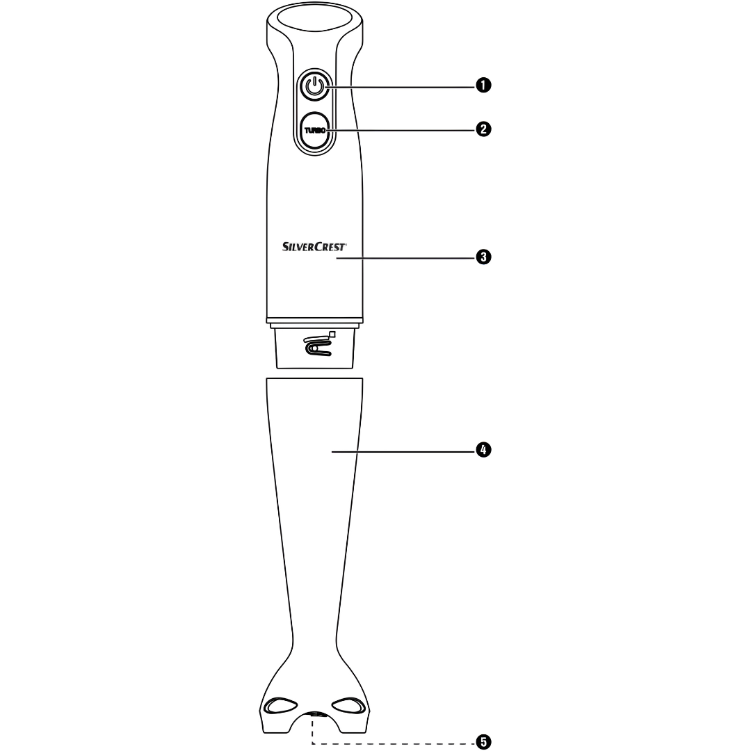 Silvercrest Hand Blender 350w