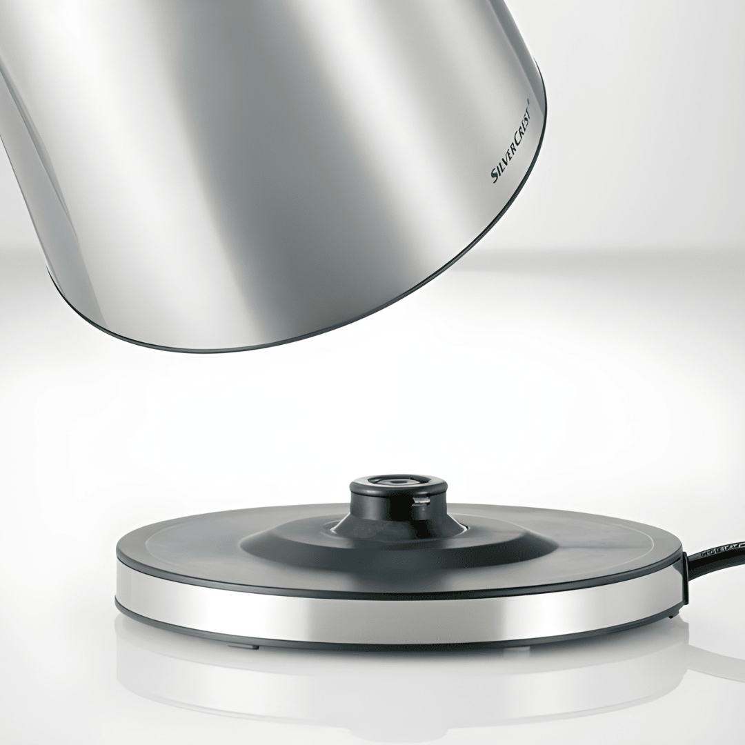 Electric kettle 3100W 1.7L silver gray metal with 360 swivel base in Beirut Lebanon
