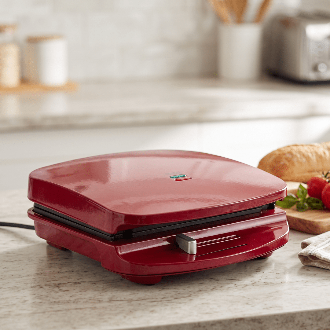 AMBIANO Electric Waffle Maker – Belgian or Heart-Shaped