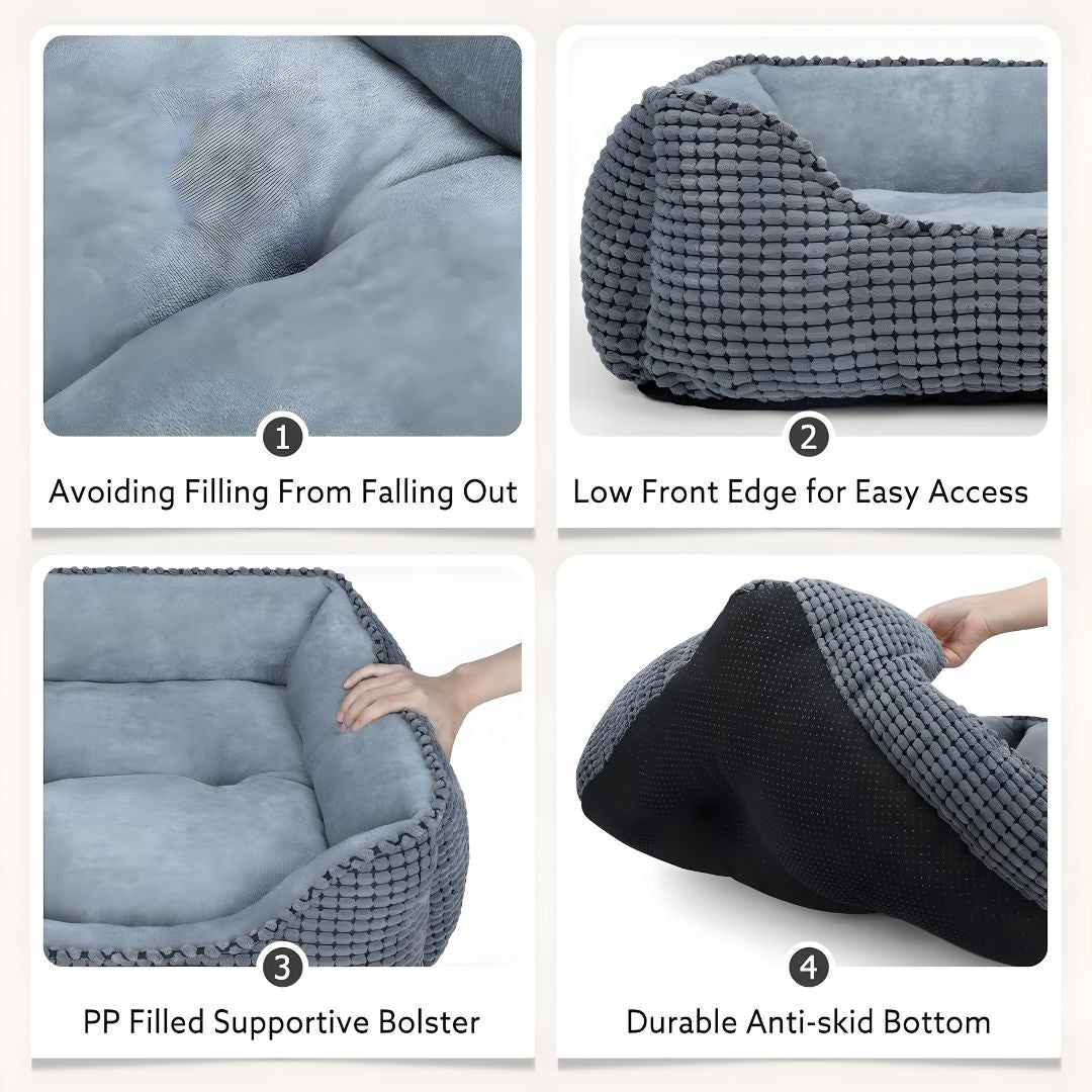 soft flannel pet bed dog cat kennel raised sides washable pet bed Lebanon Beirut