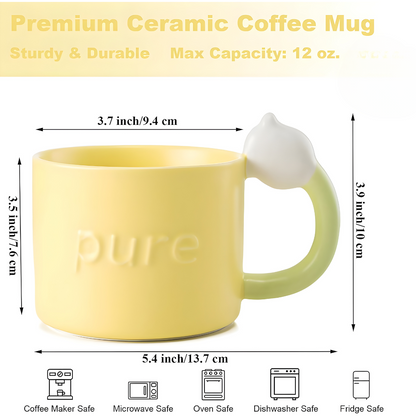 Creative 3D Ceramic Coffee Mug 360ML