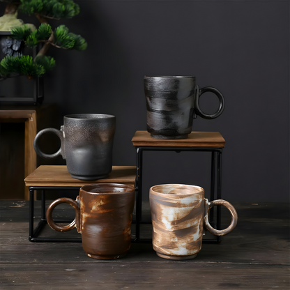 Rustic Stoneware Coffee Cup 160ml Capacity