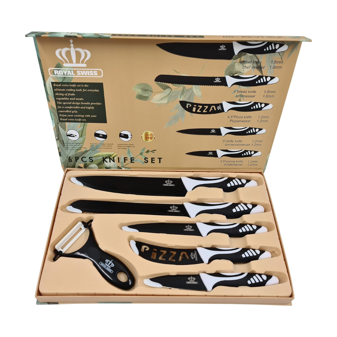 Royal Swiss Professional Knife Set 6 Pieces