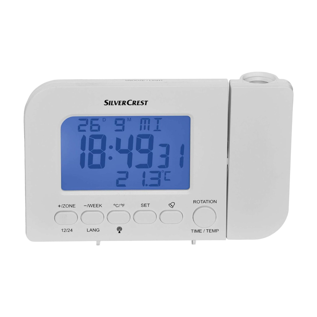 Silvercrest Radio Controlled Projection Alarm Clock