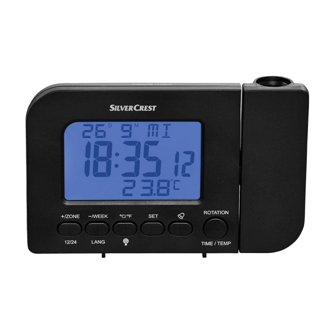 Silvercrest Radio Controlled Projection Alarm Clock