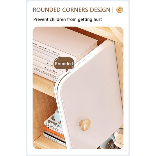 Boekenkast Houten Peuter Opbergkast