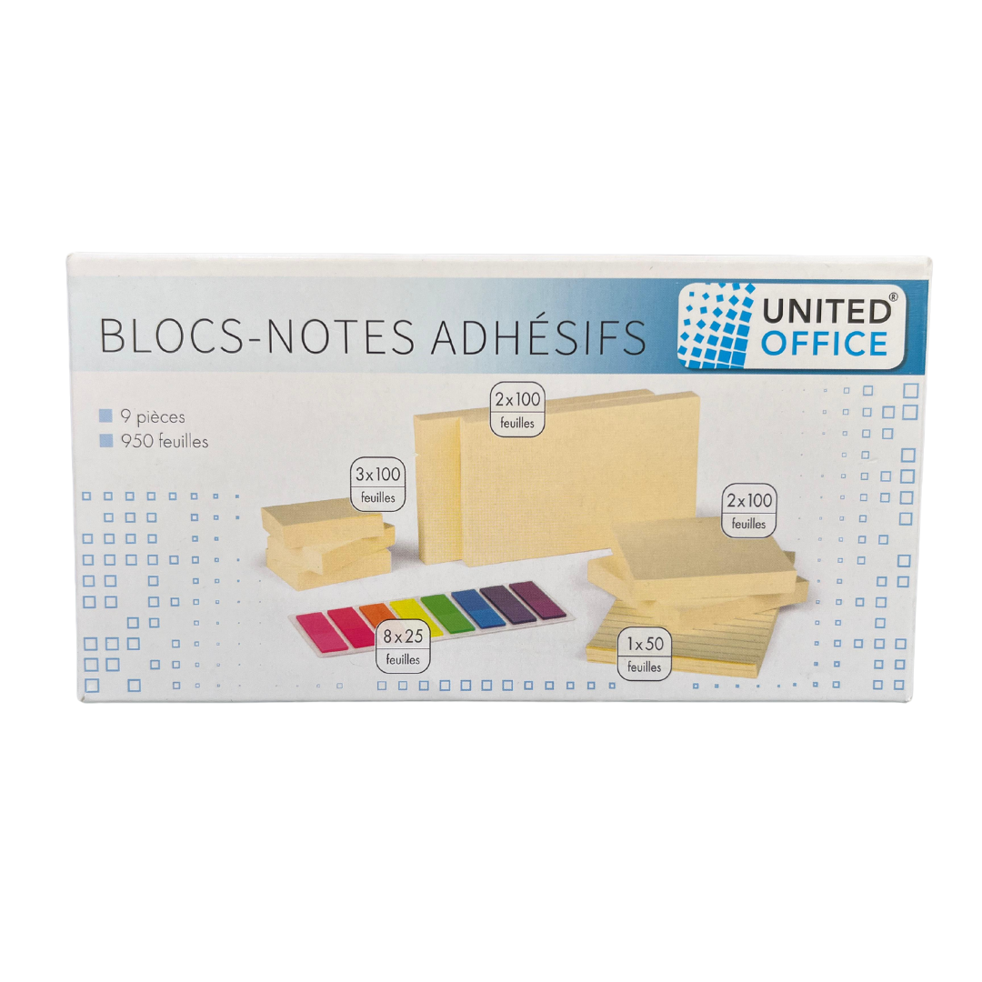 United Office Premium Sticky Notes Set