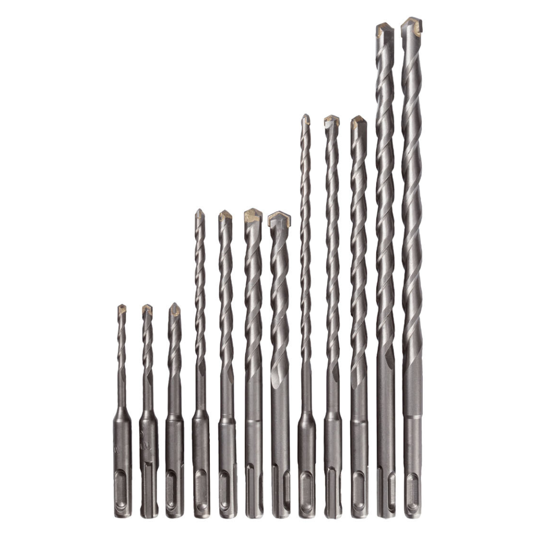 Parkside Hammer Drill SDS Bit Set 12 Pieces