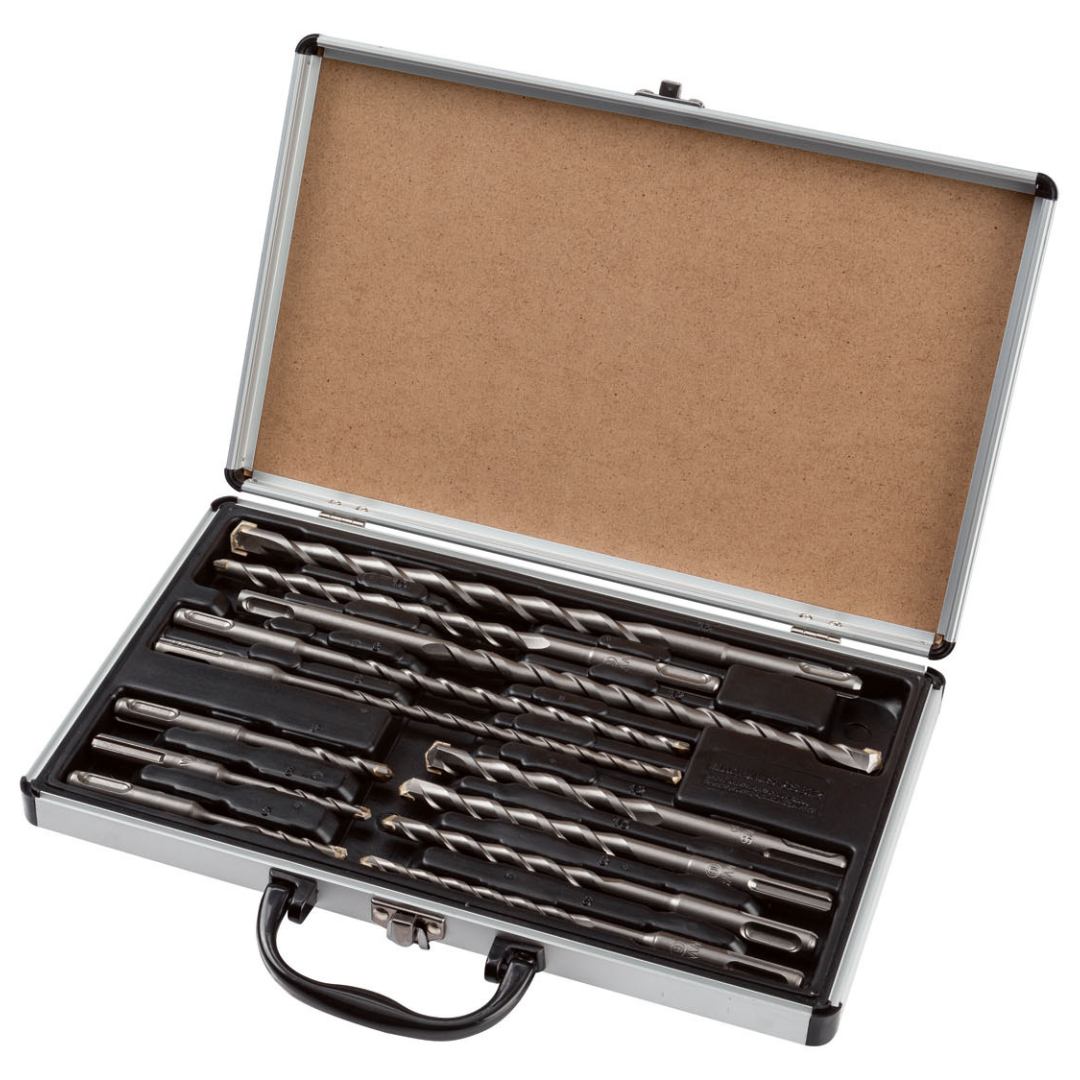 Parkside Hammer Drill SDS Bit Set 12 Pieces