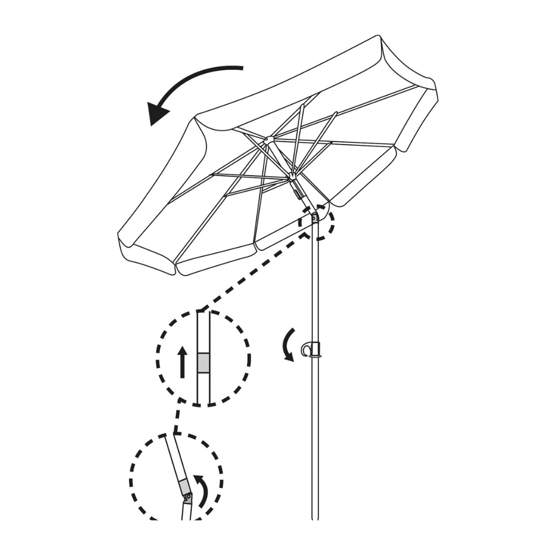 Crivit Parasol , Ø160cm