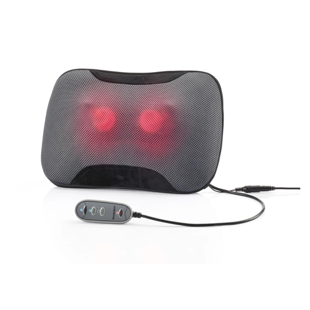 Silver Crest Shiatsu Back Massage Pillow Including Power Supply