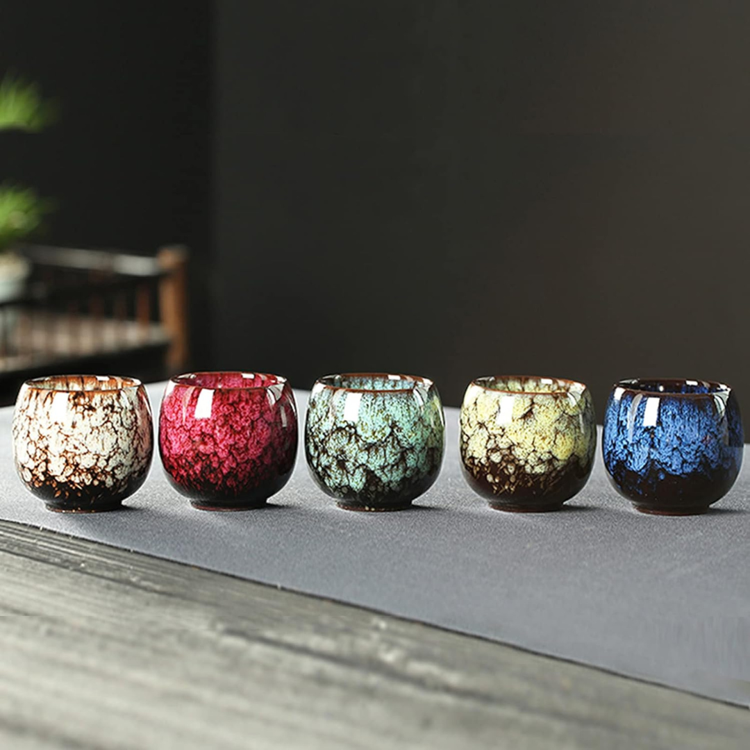 Chinese Traditional Ceramic Tea Cup Set 110ML