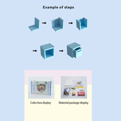 DIY A Ray Of Sunshine Miniature Kit with Furniture And LED Light