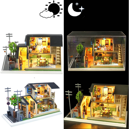 DIY Amano's Home Miniature House With LED Light