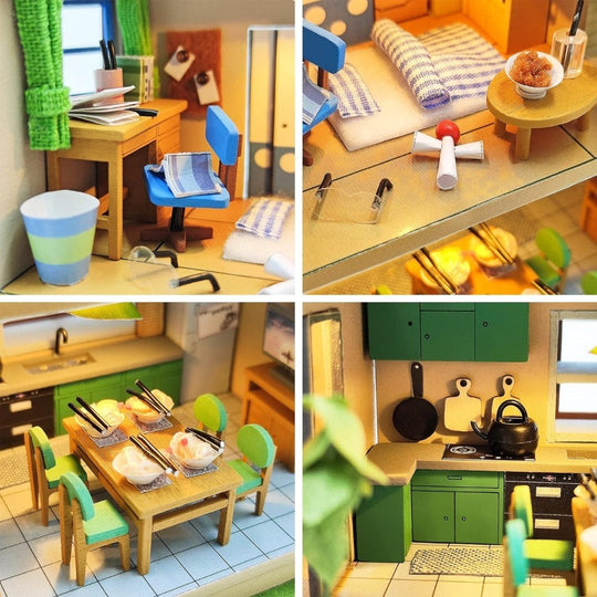 DIY Amano's Home Miniatuurhuis met LED-licht