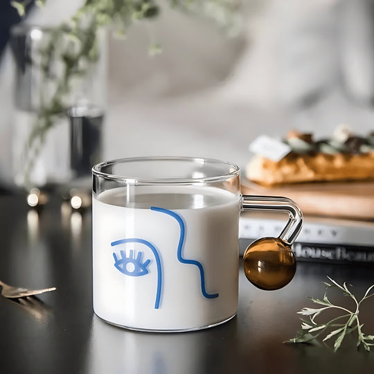 Creatieve Portret Glazen Beker 280ml/400ml Creative