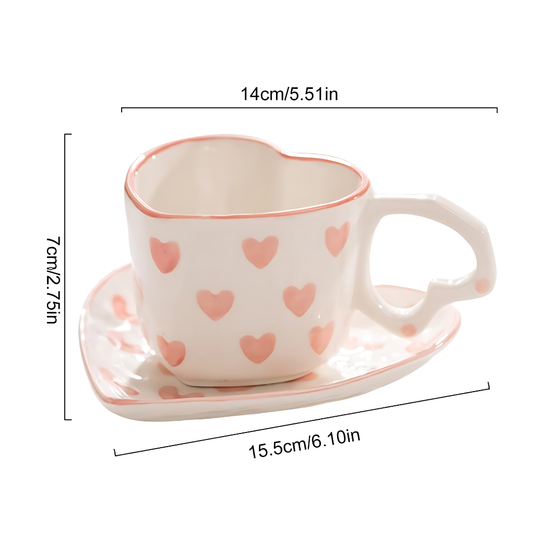 Heart Shaped Mug 300ML