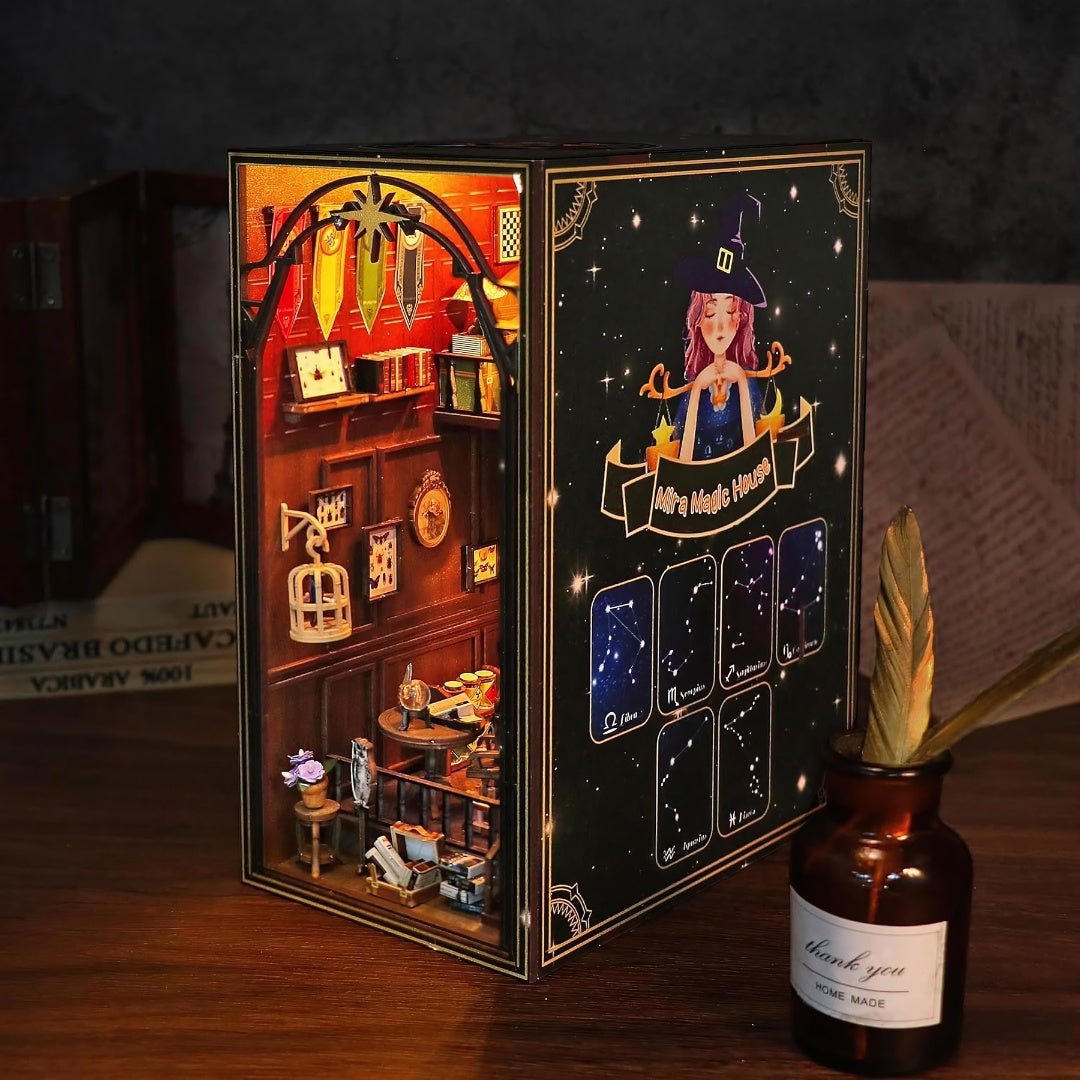 DIY Mira Magic House Booknook Series Miniature Kit with LED Light & Music Box – Beirut Lebanon