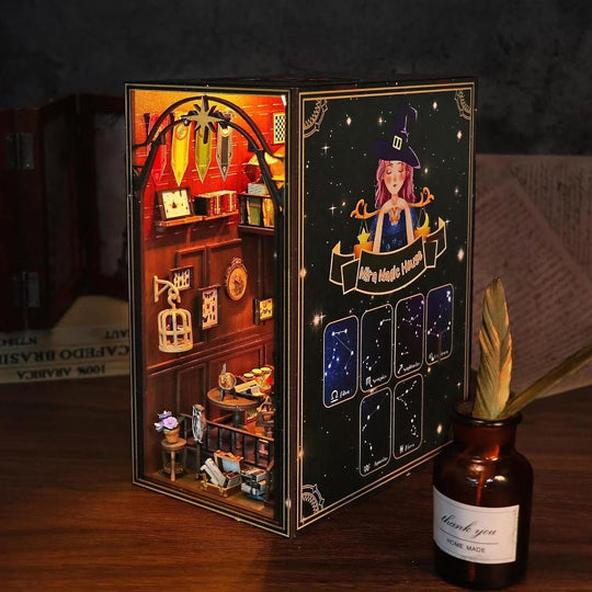 DIY Mira Magic House Booknook Series Miniature Kit with LED Light & Music Box – Beirut Lebanon