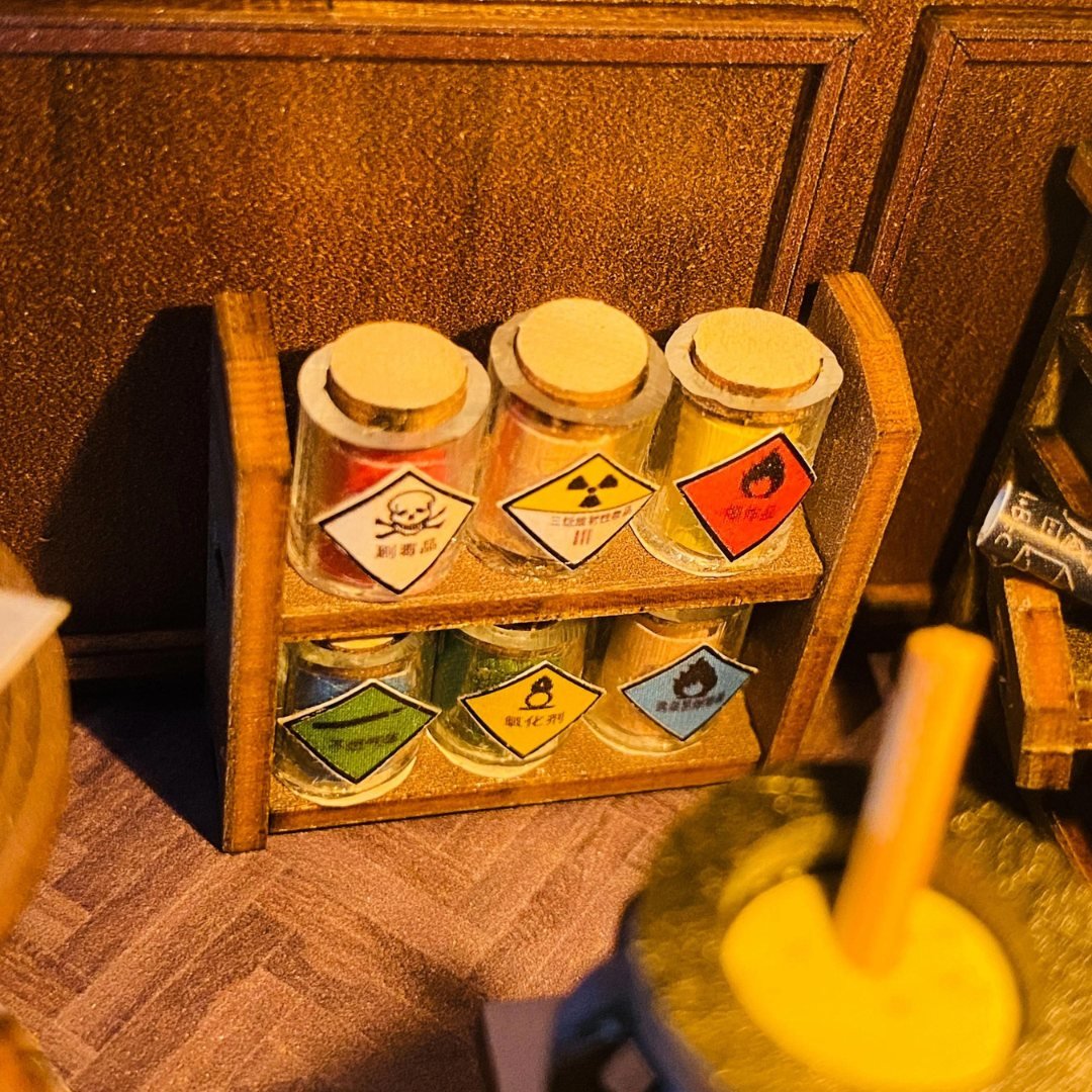 DIY Mira Magic House Booknook Series Miniature Kit with LED Light & Music Box – Beirut Lebanon