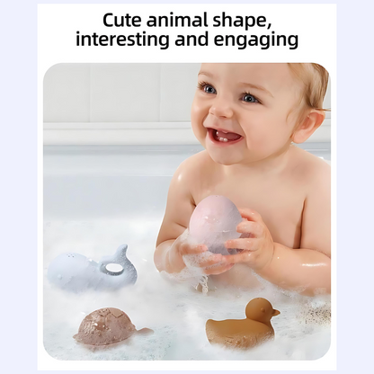 Premium Silicone Bath Toy Animals