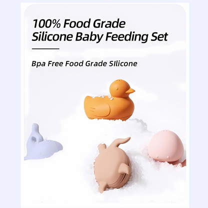 Premium Silicone Bath Toy Animals