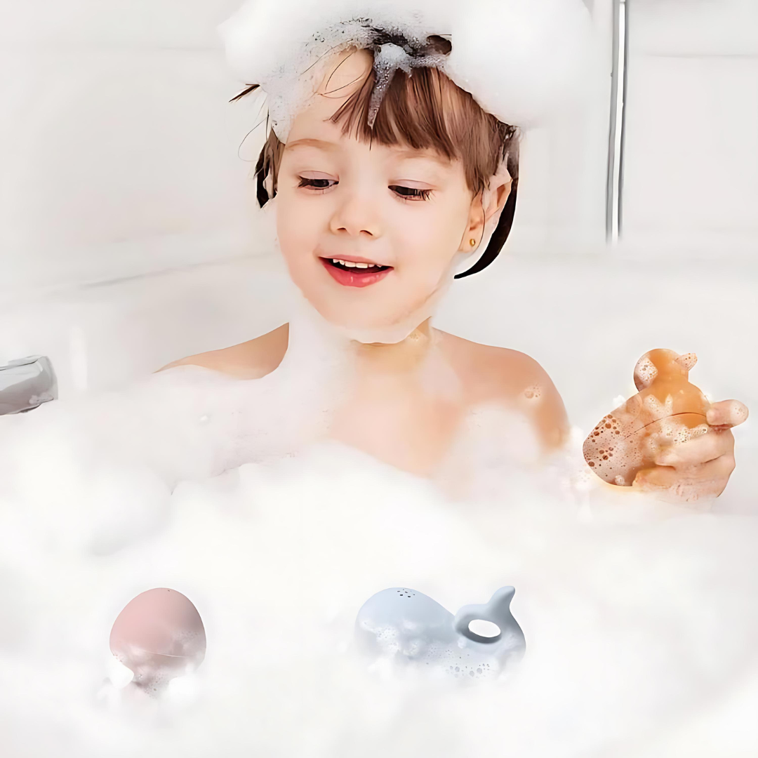 Premium Silicone Bath Toy Animals