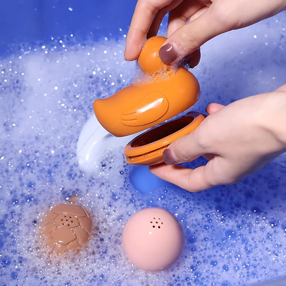 Premium Silicone Bath Toy Animals