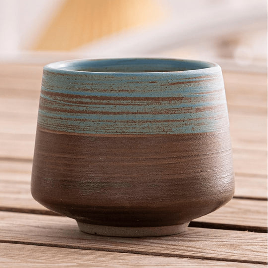 Handgemaakte beschilderde Japanse retrobeker 190 ml