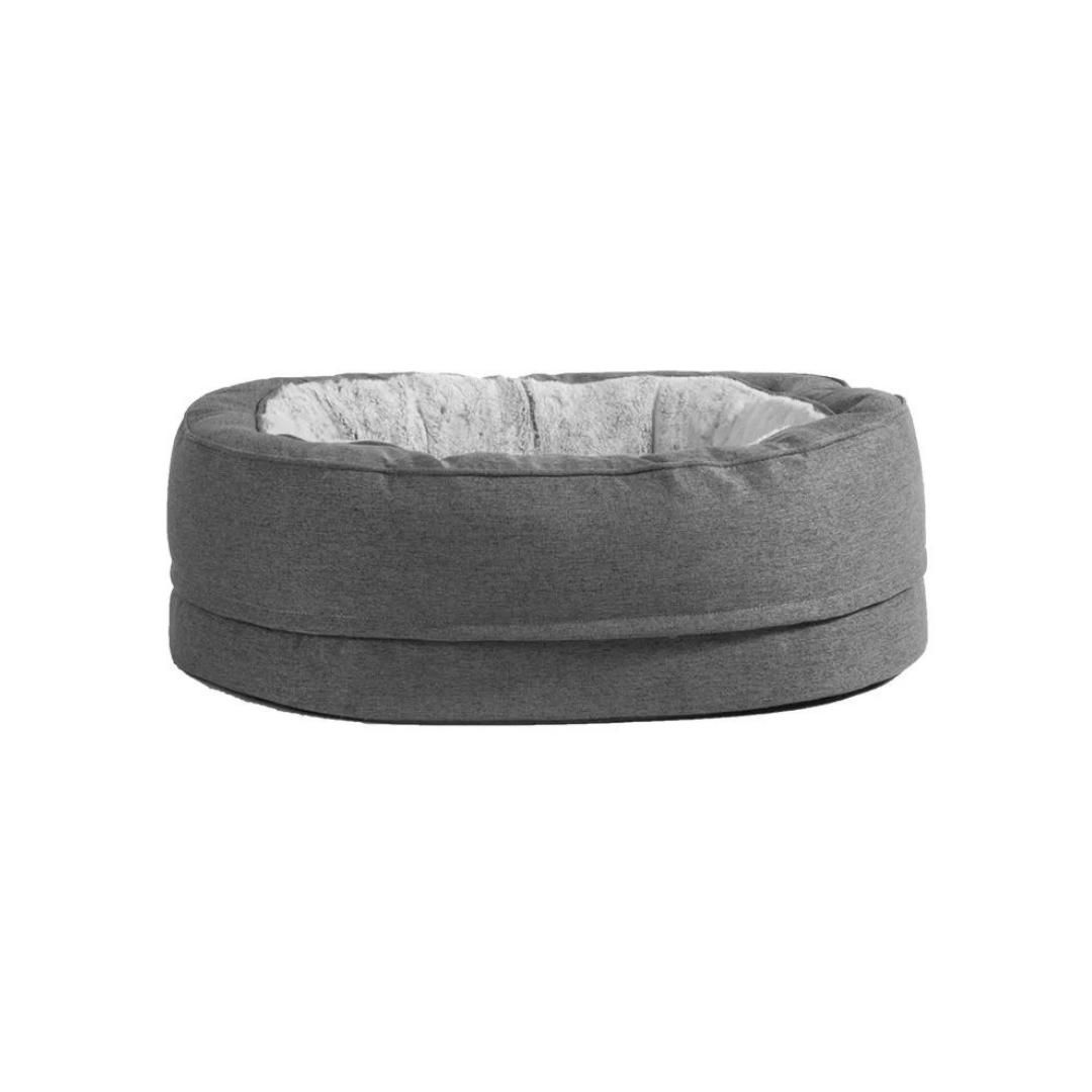 Four Seasons Oval Pet Bed with Memory Foam